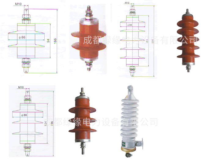 HY5WS-5/15、HY5WS-3.8/15配電型避雷器