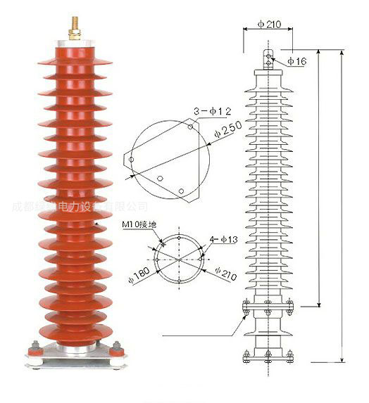 HY10WZ-90/235、HY10WZ-84/221電站型避雷器